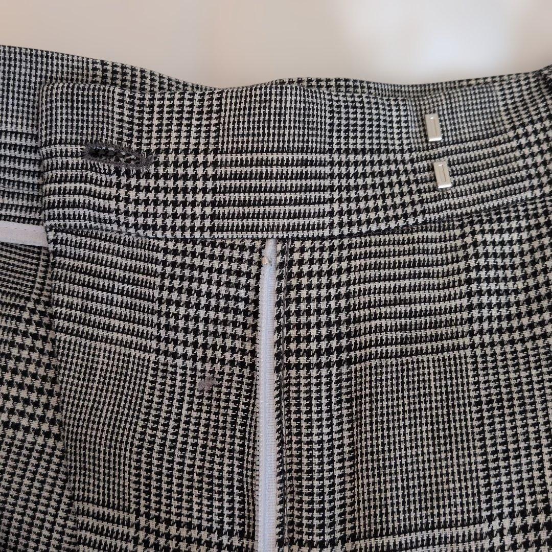 MaxMara チェック柄グレー ハーフパンツ 38 未使用