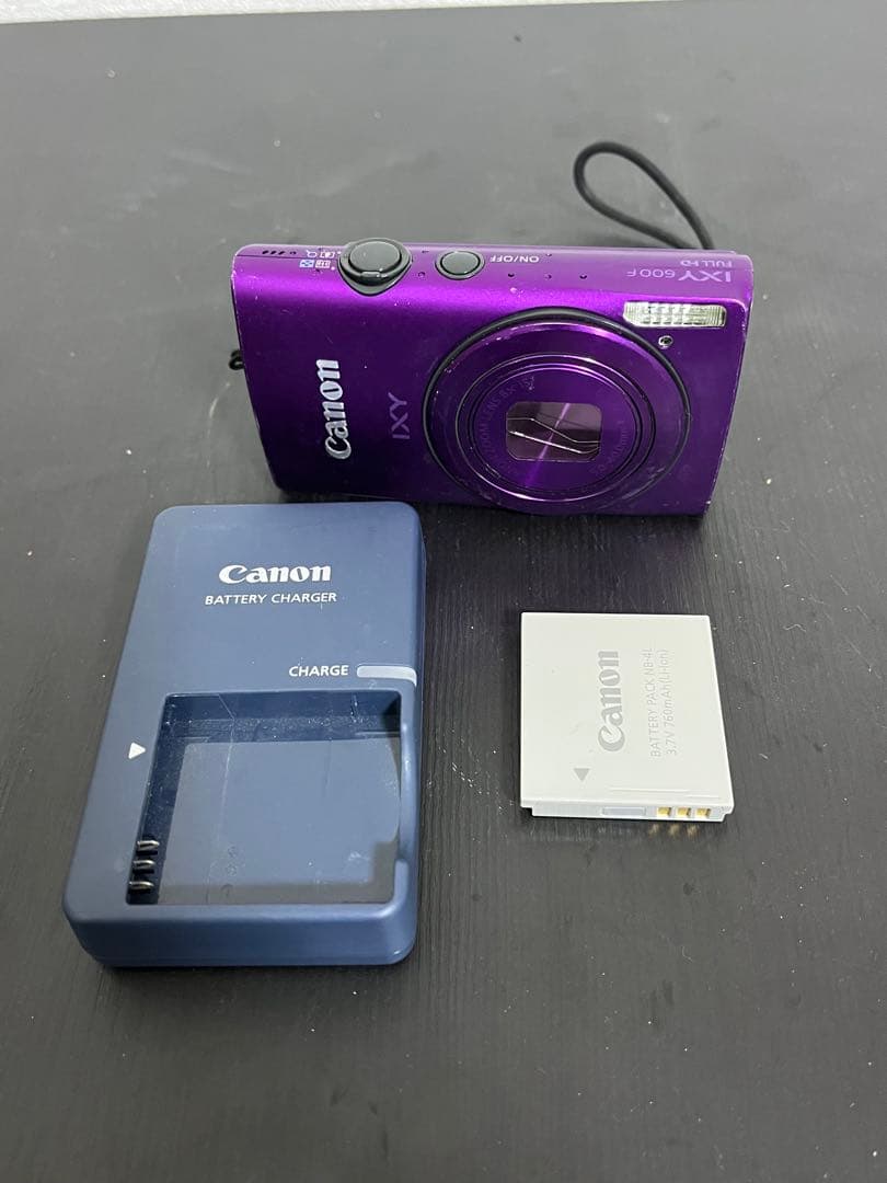 Canon IXY 600F パープル コンパクトデジタルカメラ 動作確認済み