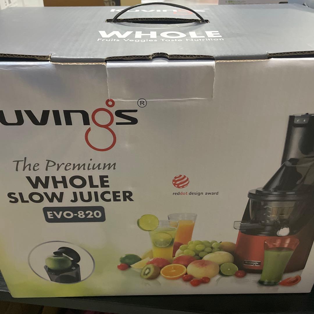 未使用　クビンス　ホールスロージューサー　EVO-820