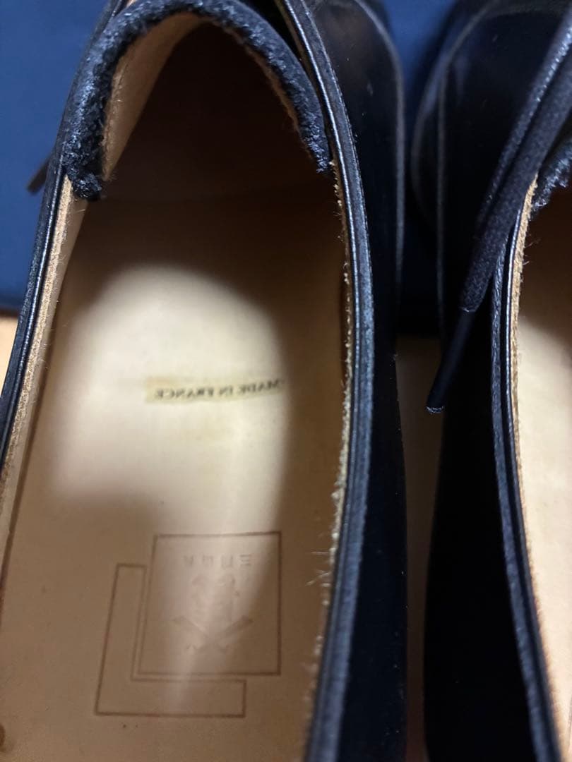 三陽山長 サンヨウヤマチョウ R309ラスト ストレートチップ ブラック 6.5