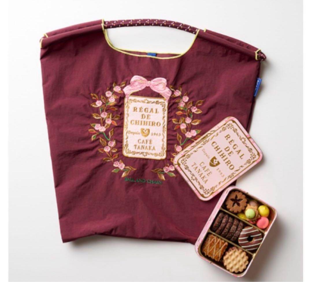 カフェタナカ　阪急限定　ボールアンドチェーン　クッキー缶セット