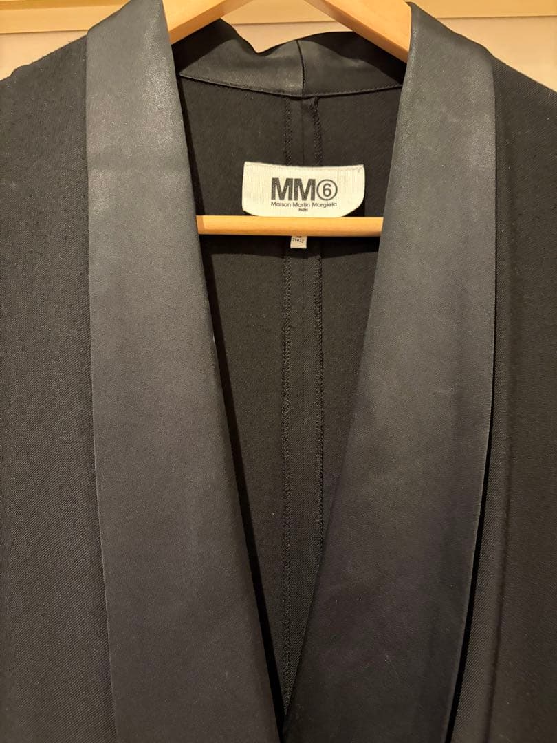 マルジェラ　MM6 タケシードワンピース　ジレ　ブラック　古着　マタニティ