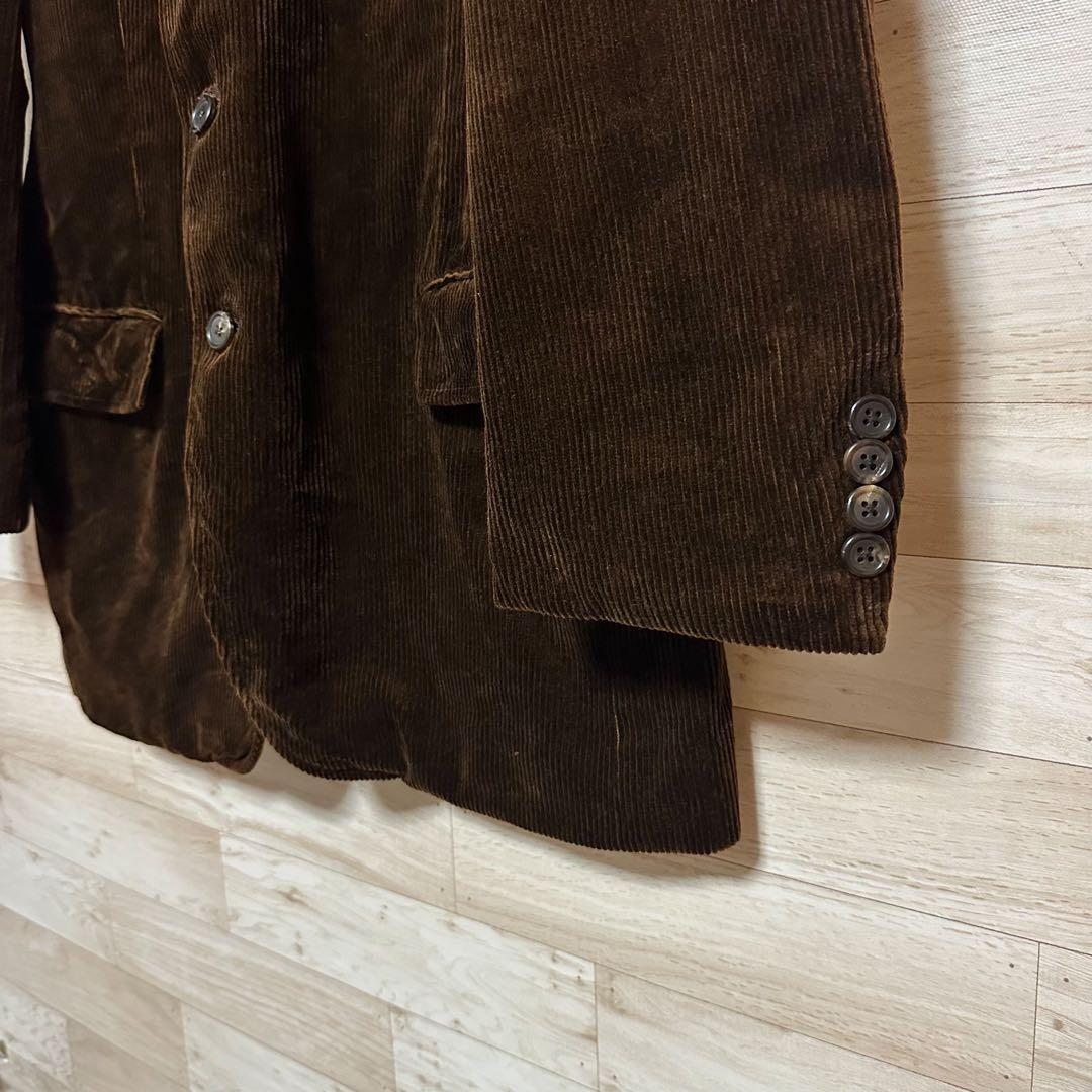 ✨90s ポロラルフローレン　コーデュロイテーラードジャケット ブラウン　XL✨