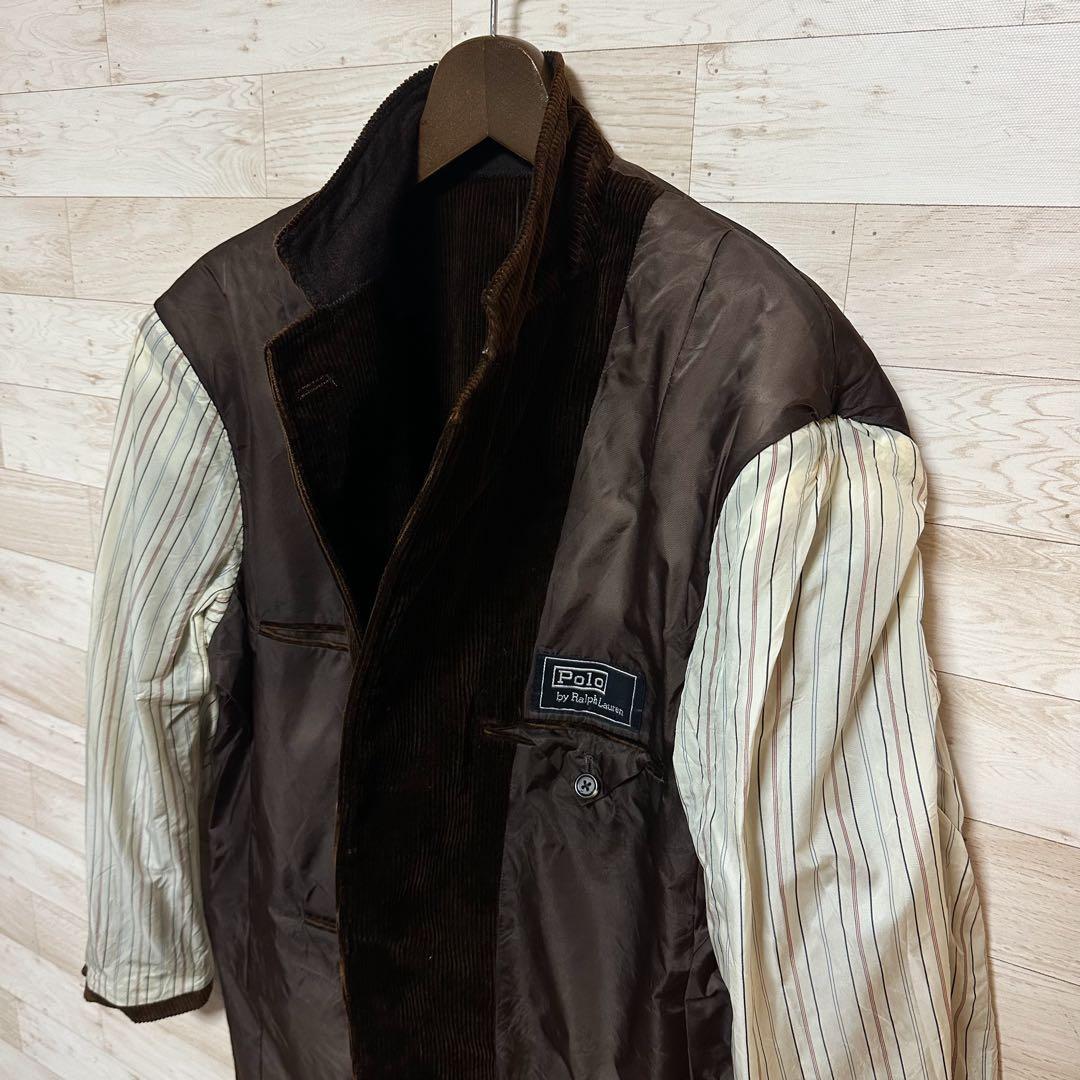 ✨90s ポロラルフローレン　コーデュロイテーラードジャケット ブラウン　XL✨