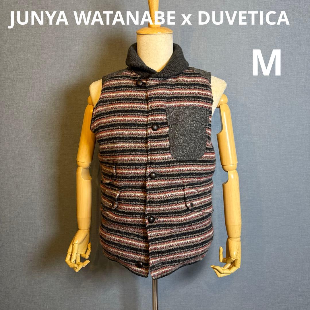 値下げJUNYA WATANABE x DUVETICA ニットダウンベスト