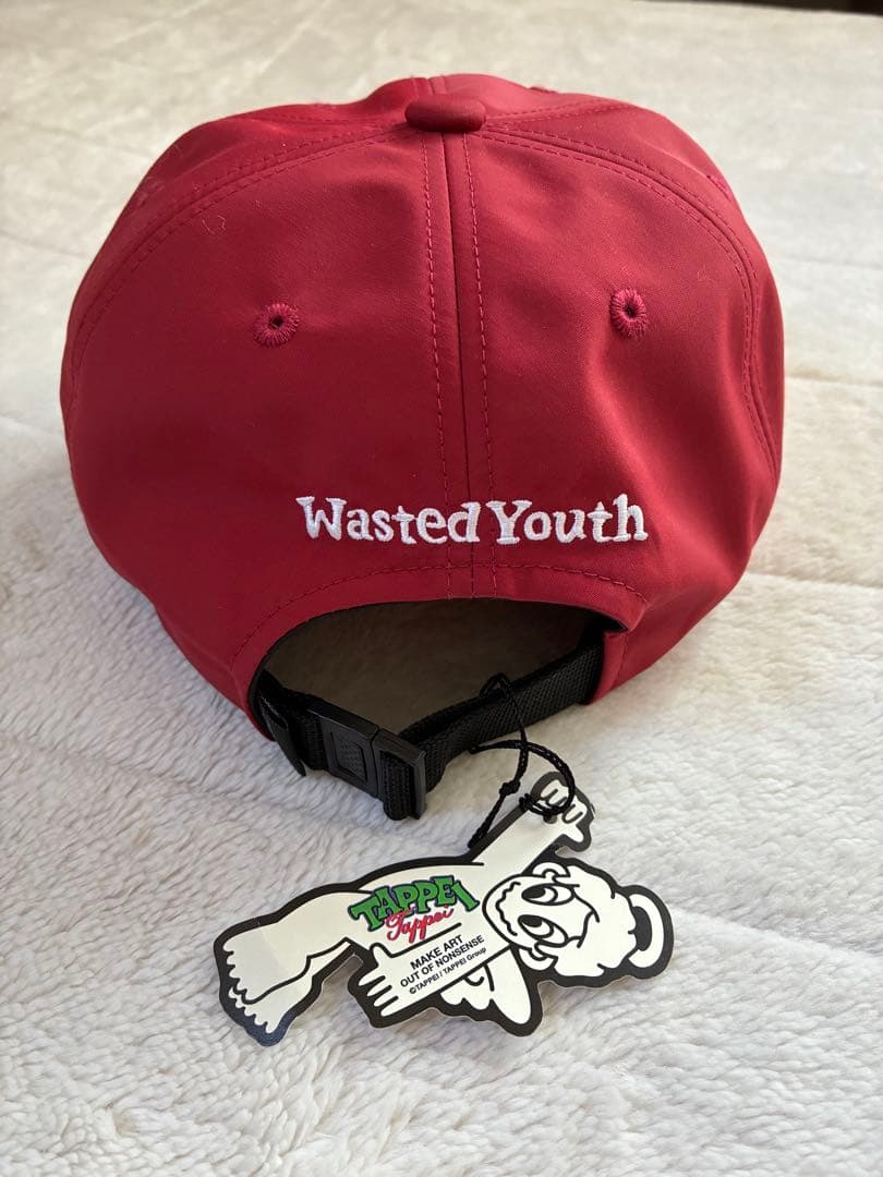 WASTED YOUTH × TAPPEI CAP 【RED】 ステッカー付き