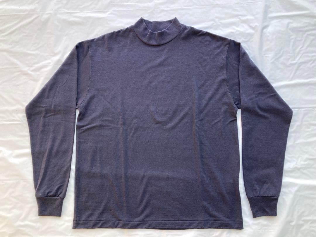 完売品 25AW新作 極上素材＆製法で仕上げられた拘りの1着 ウールモックネック