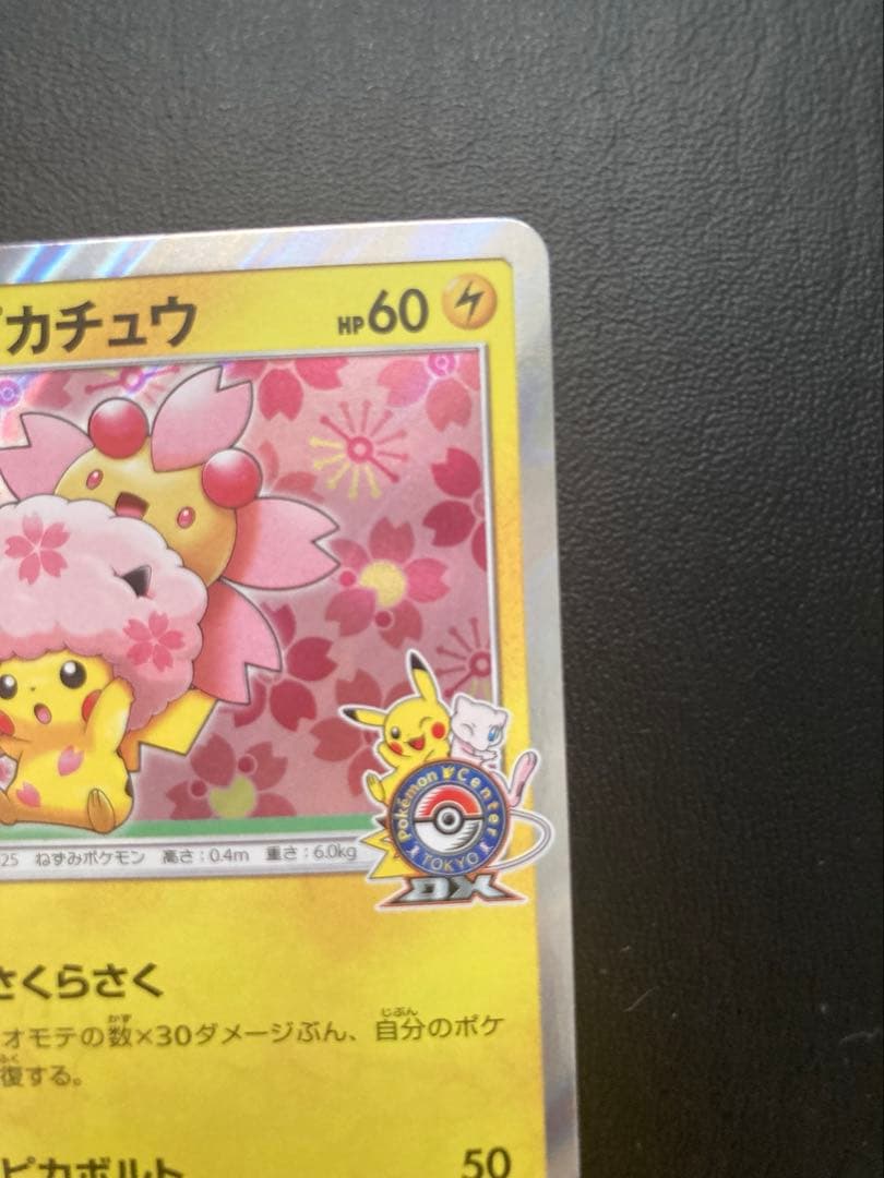 桜アフロのピカチュウ：ポケモンセンタートウキョーDX オープン記念 にほんばれ…