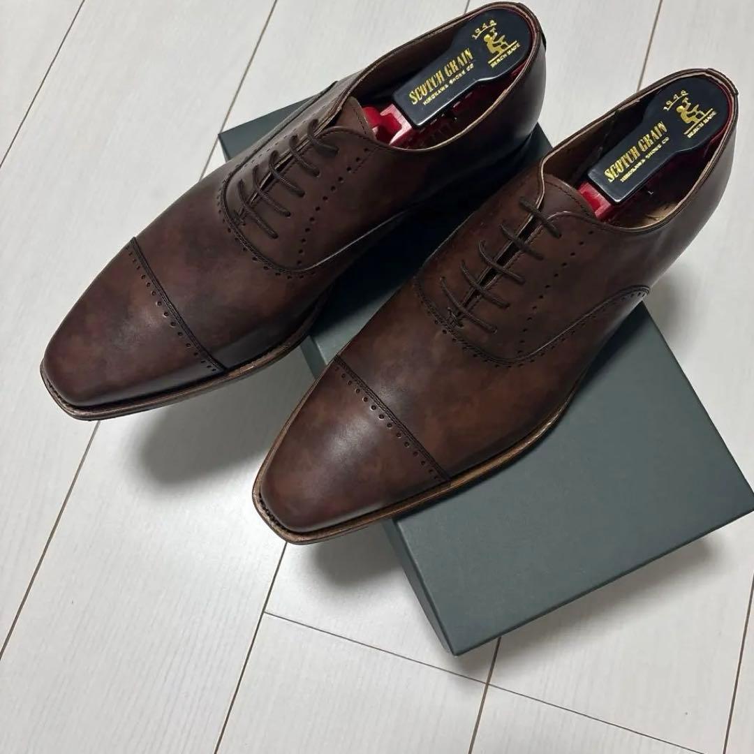 専用（新品未使用）756 DBR スコッチグレイン ビジネスシューズ