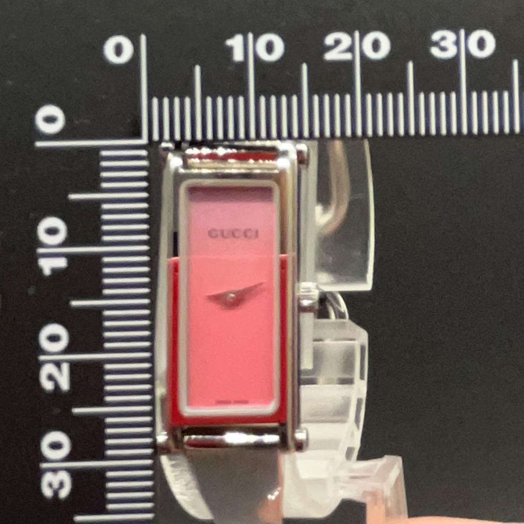 稼働【美品】GUCCI グッチ 時計 1500L シェル盤 ピンク レディース