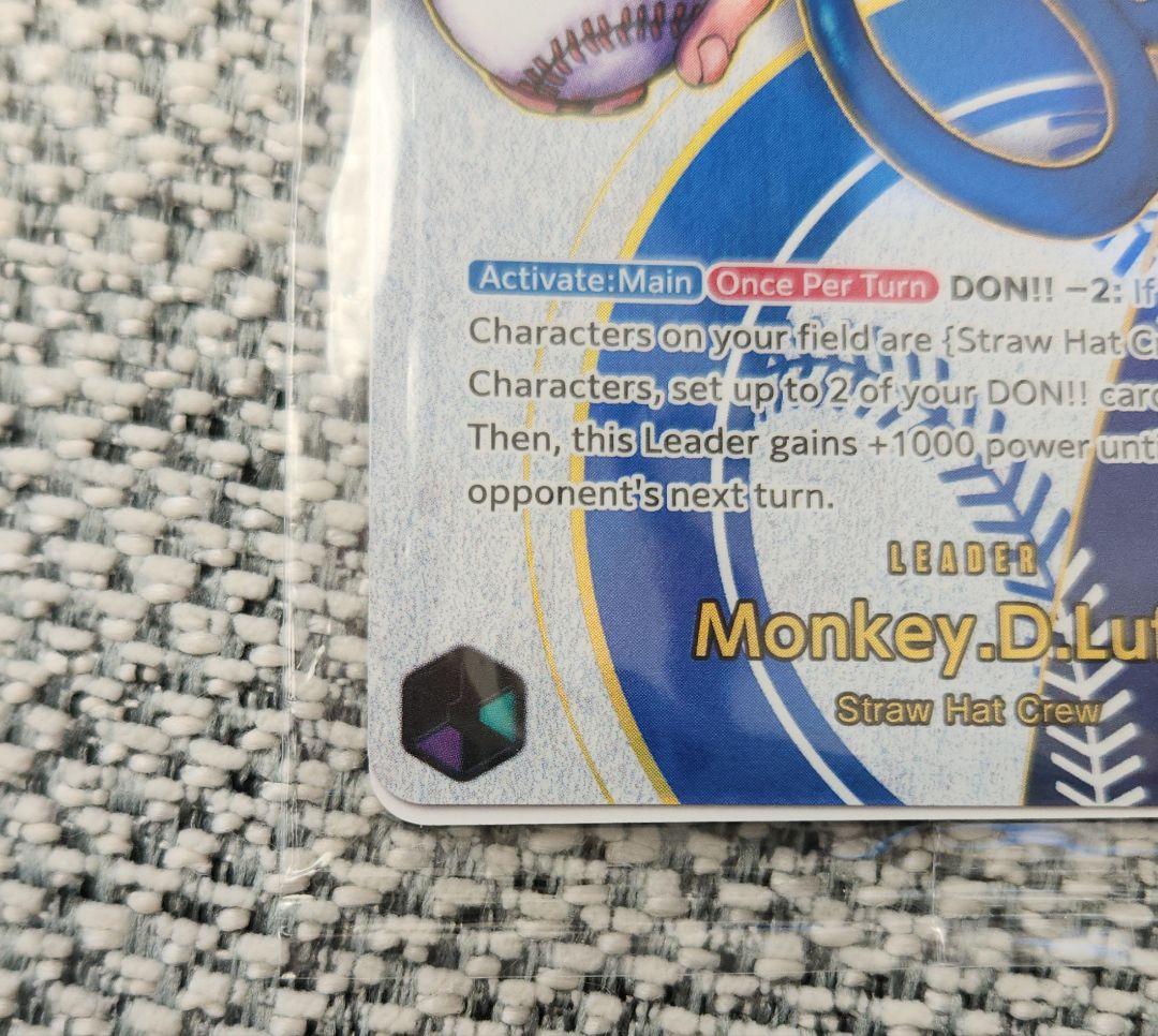 【新品未開封】海外 ワンピースカード ドジャース ルフィ