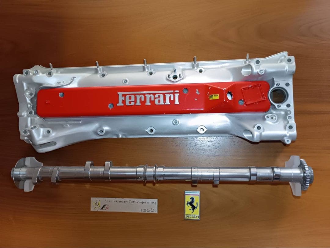 【フェラーリ・1点物】カムシャフト・記念サインプレート他4点セット