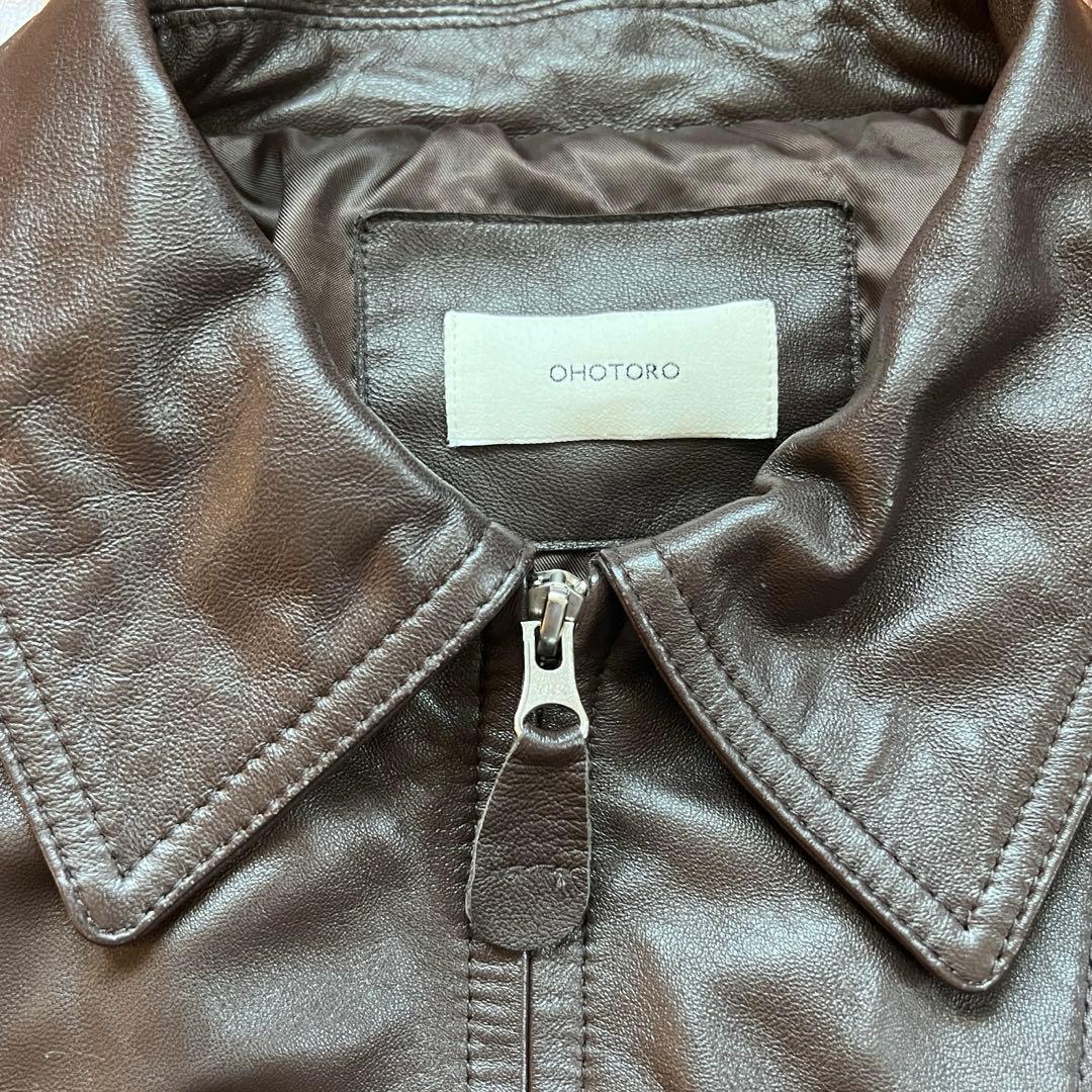 ジャケット・アウター OHOTORO A2 Lambskin Jacket