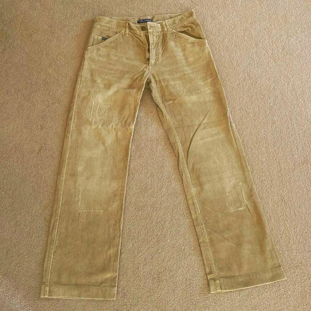 ドルシアン＆ガッパーナ コーデュロイパンツ 未使用品に近い　お値下げしました
