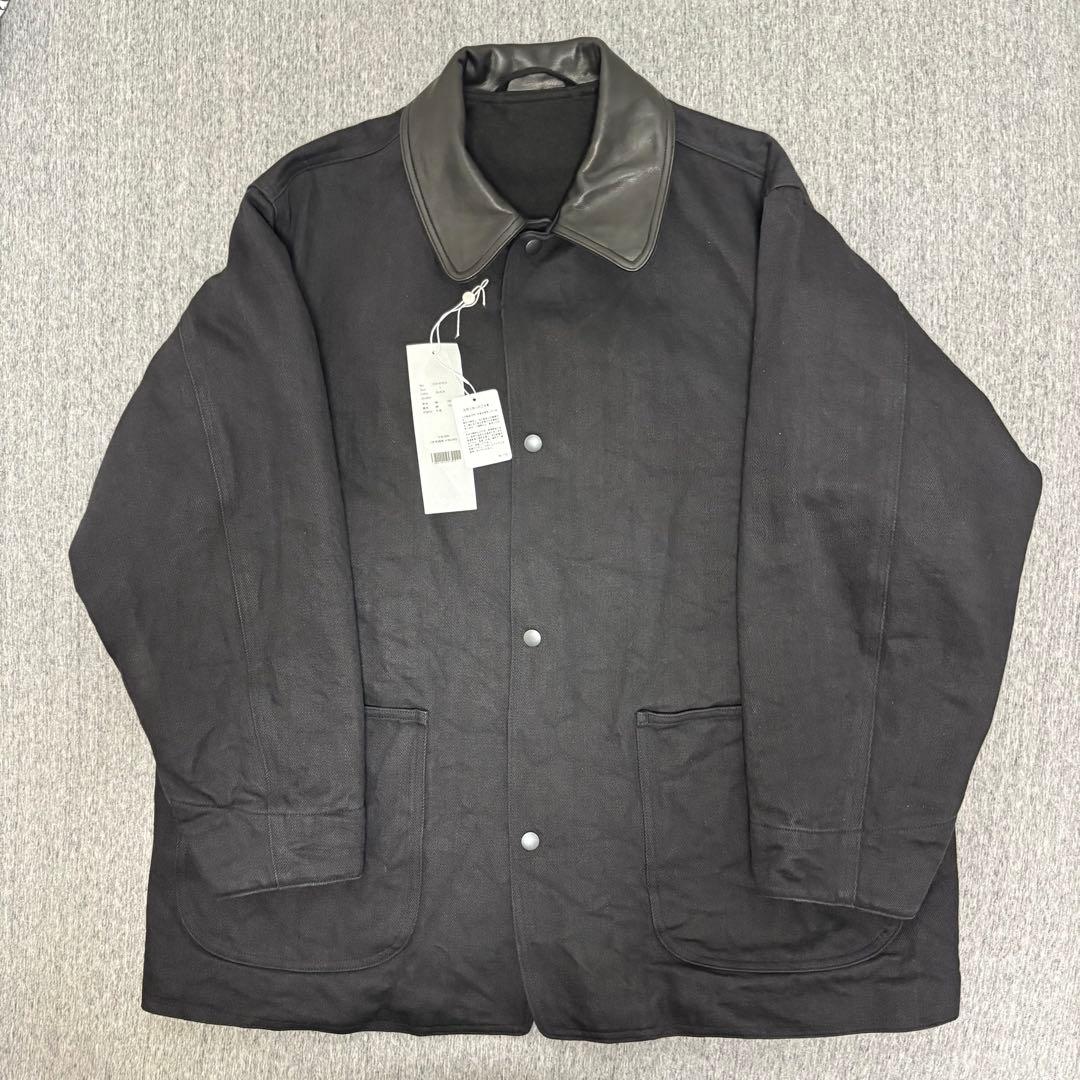 COMOLI 25AW デニムレザーワークジャケット サイズ1