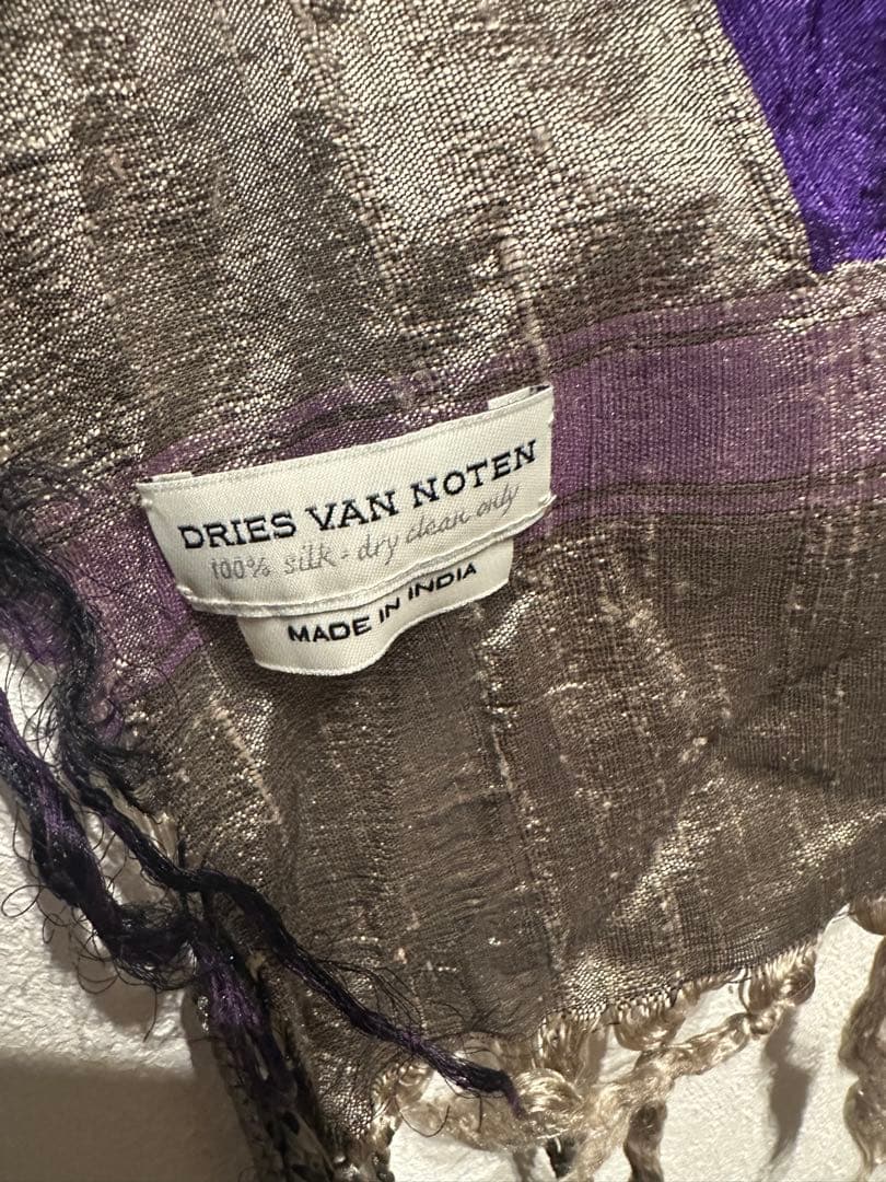 dries van noten シルクストール