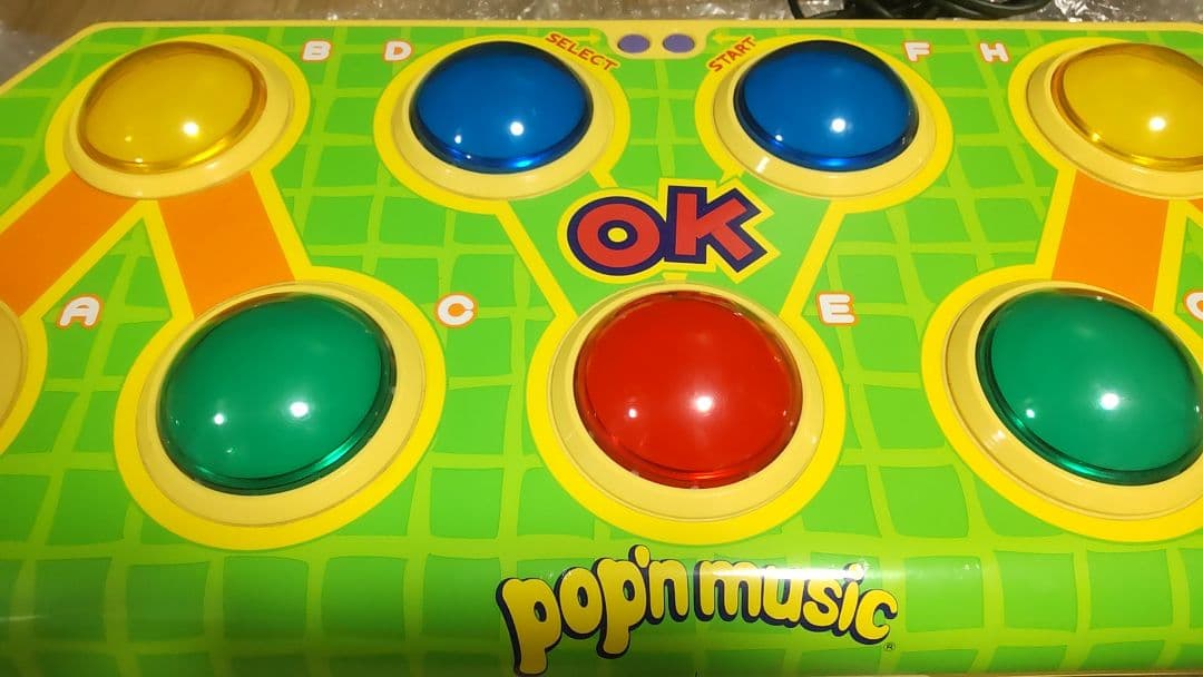 ポップンミュージック コントローラー 静音化 PS専用 完動品