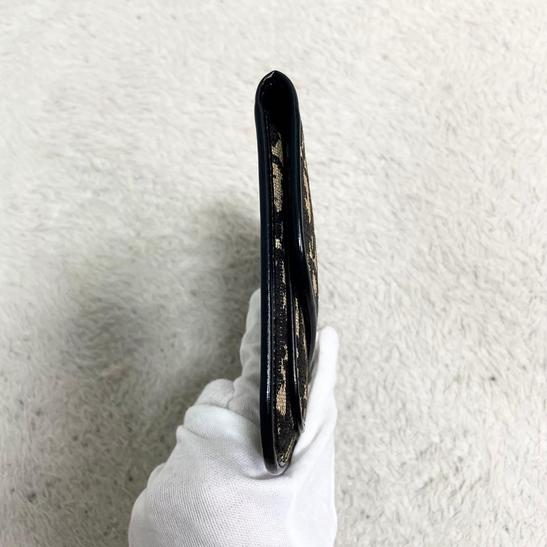 クリスチャンディオール CD金具 トロッター 総柄 キャンバス クラッチバッグ