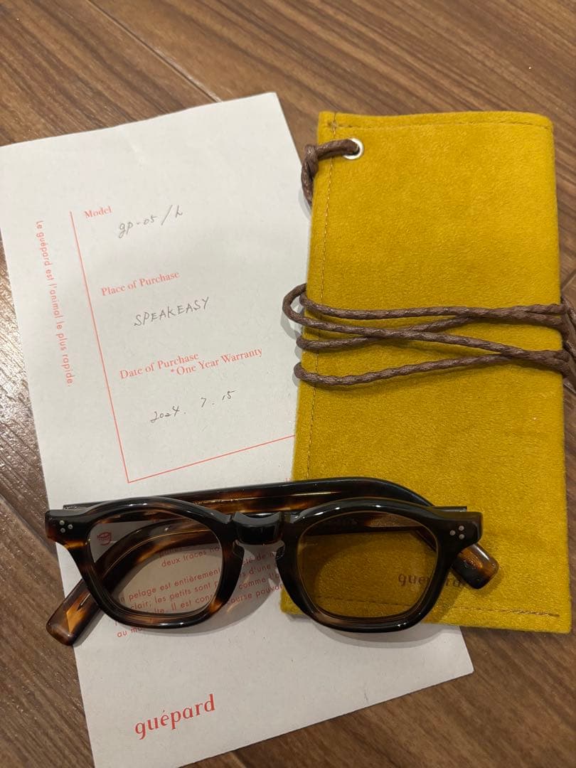 guépard ギュパール gp-05 havana ブラウンレンズ