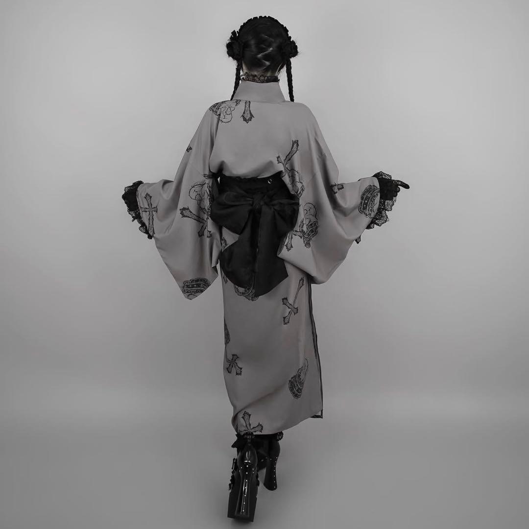 DimMoire ディムモアール 浴衣 レース グレー