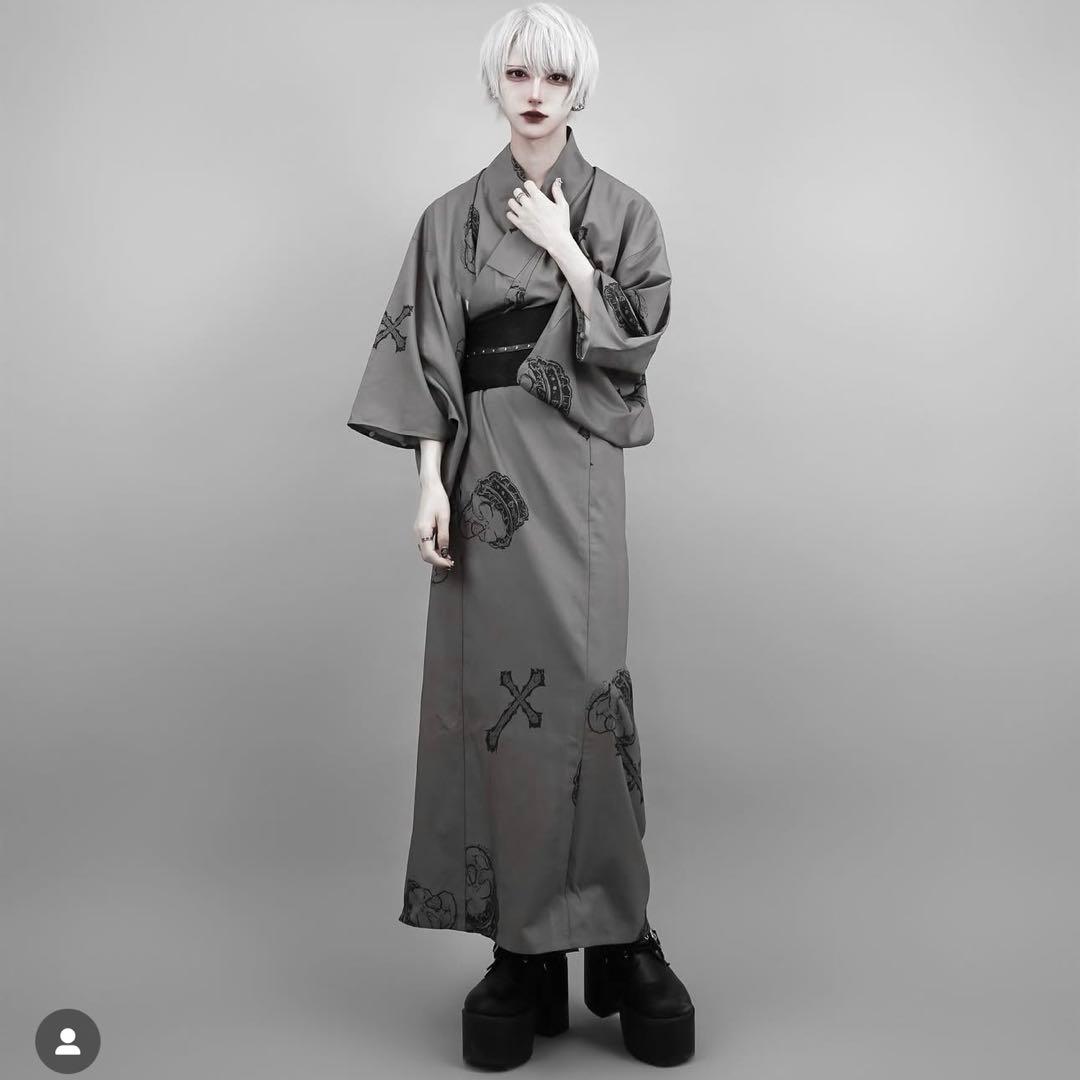 DimMoire ディムモアール 浴衣 レース グレー