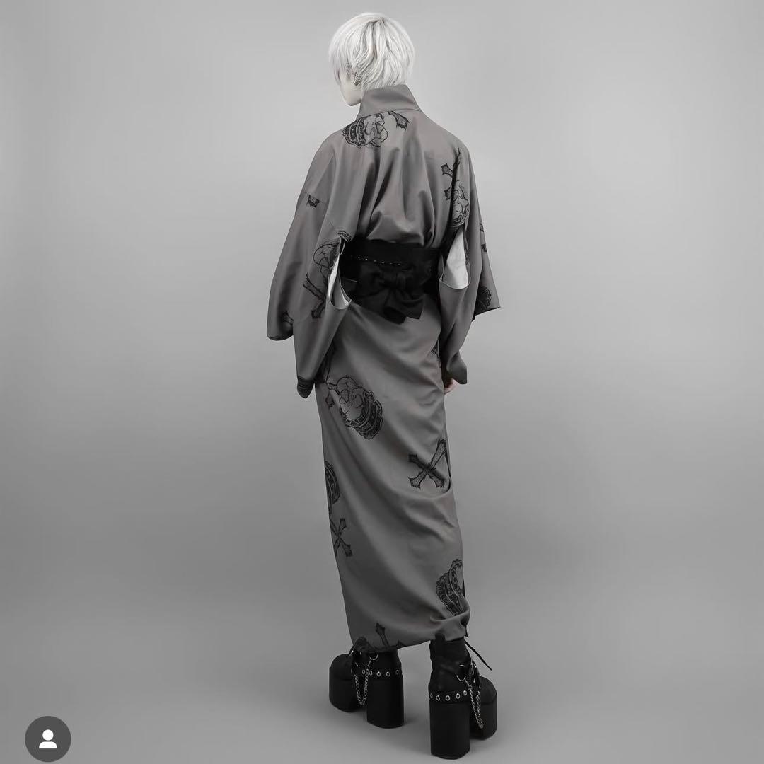 DimMoire ディムモアール 浴衣 レース グレー