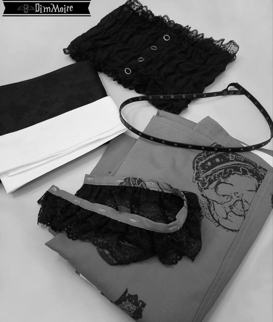 DimMoire ディムモアール 浴衣 レース グレー