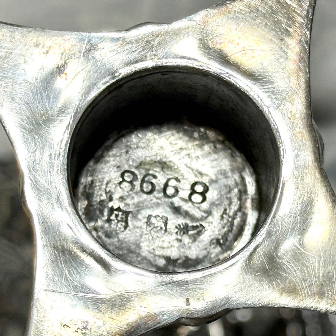 アンティーク ティファニー シルバーキャンドルホルダー 純銀