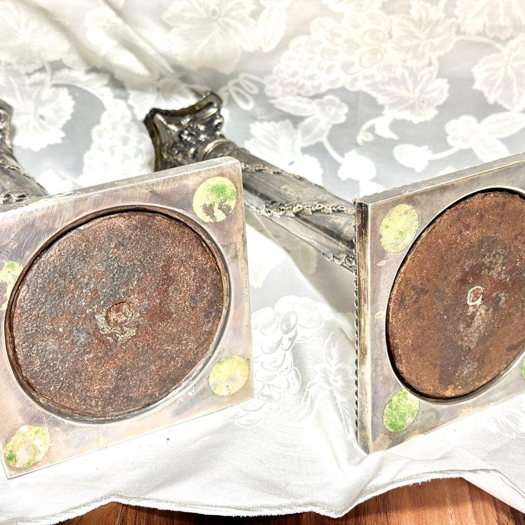 アンティーク ティファニー シルバーキャンドルホルダー 純銀