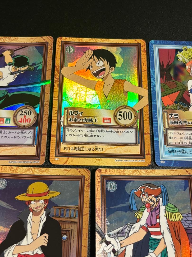 【top5】 初期 ワンピースカードダス ハイパーバトル　ルフィ C01 S05