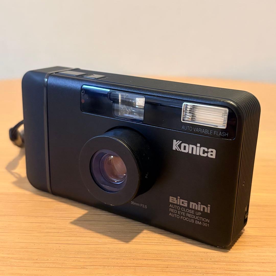 コニカ Konica Big Mini BM-301 フィルムカメラ 電池付き
