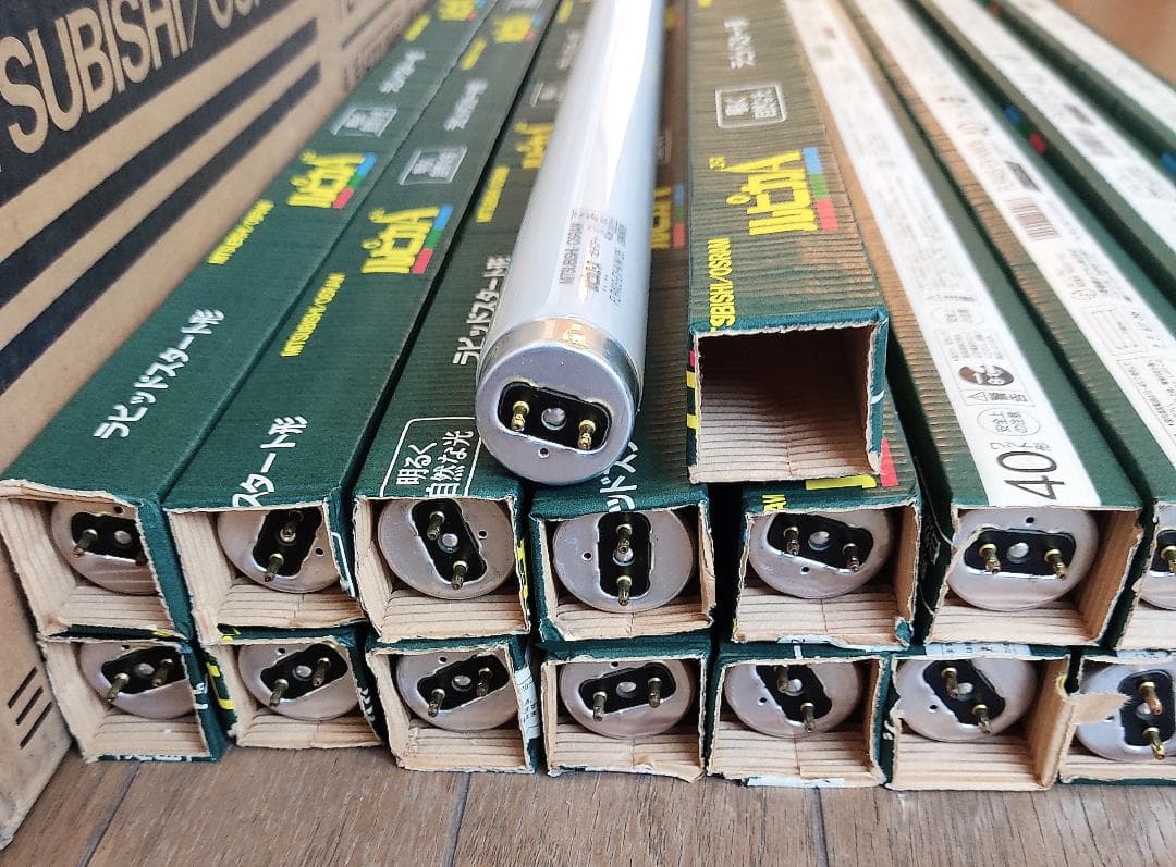 未開封 直管蛍光灯 25本 三菱ルピカ FLR40S・EX-N/M/36 昼白色