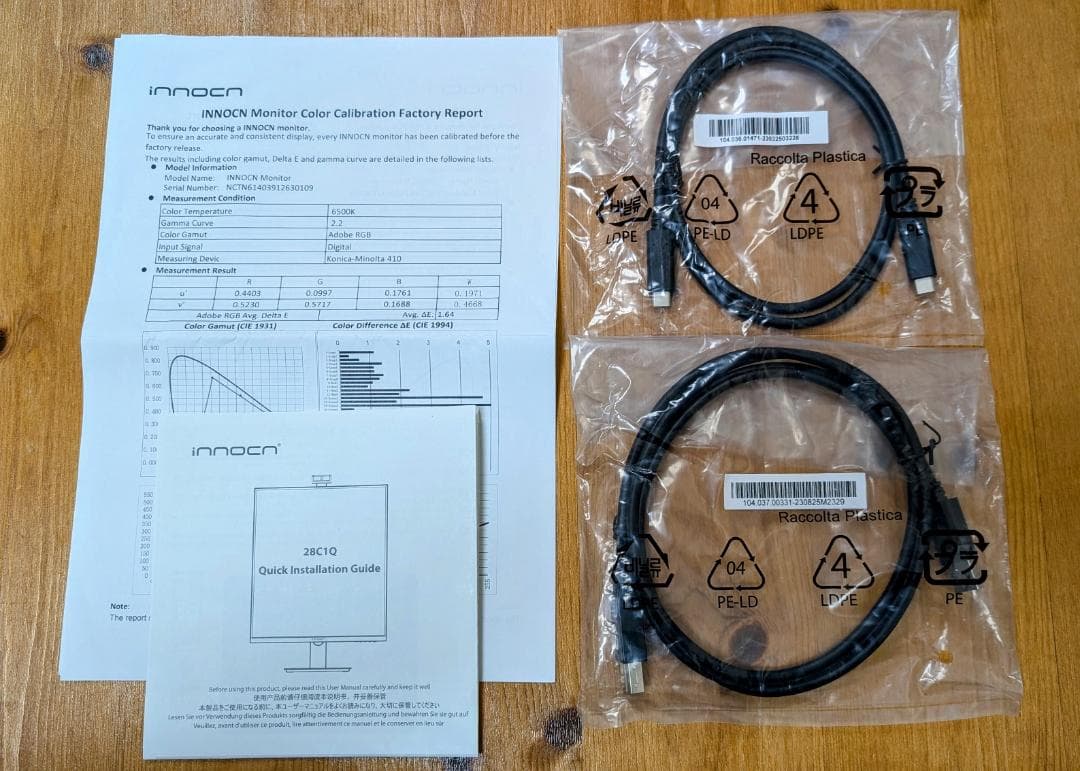 ディスプレイ・モニター本体 INNOCN 28C1Q