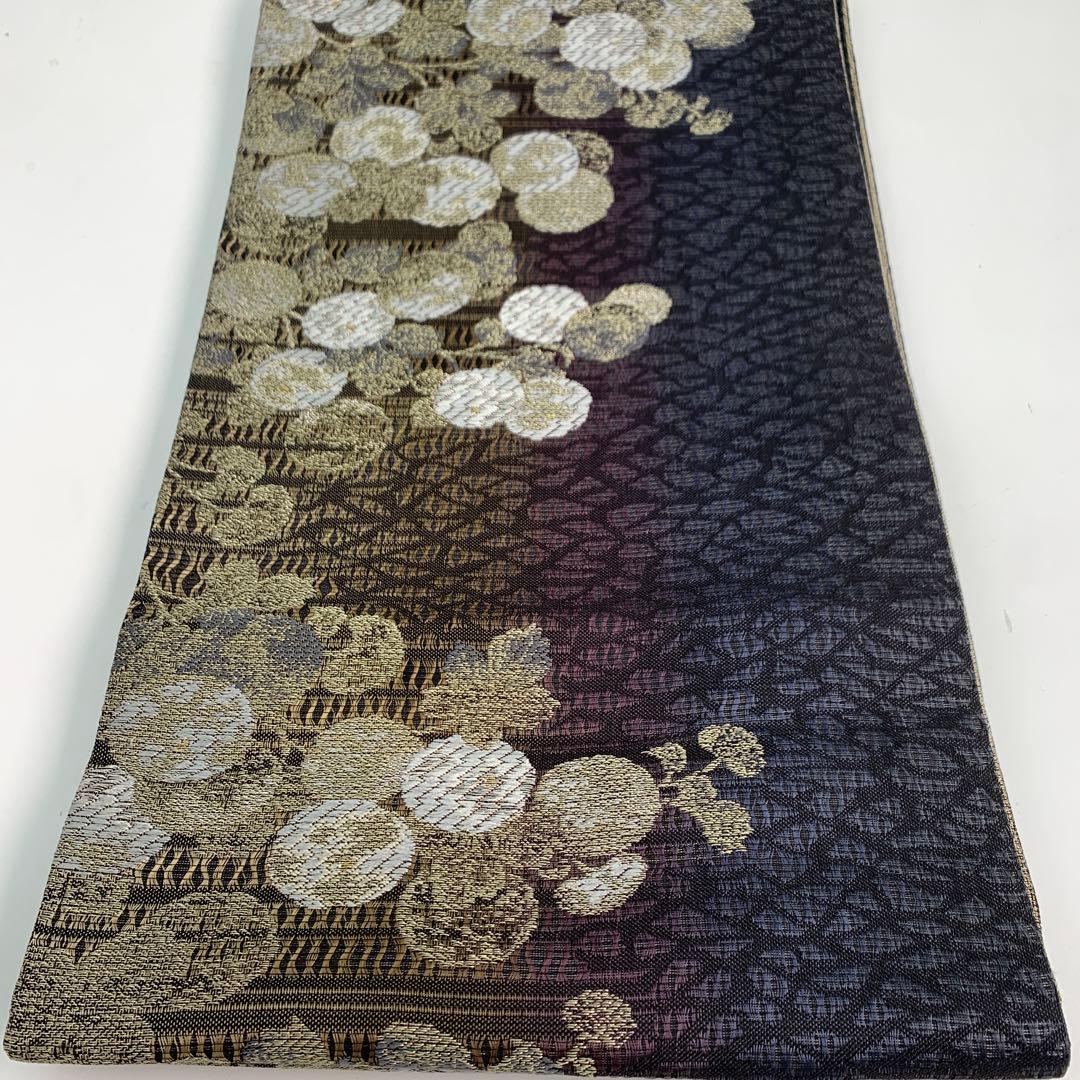 正絹 袋帯まとめ 六通 全通 花模様 着物