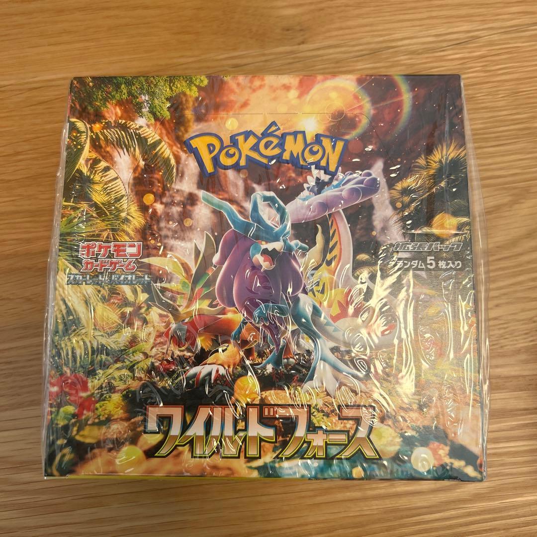 ポケモンカードゲーム ワイルドフォース 未開封シュリンク付きbox