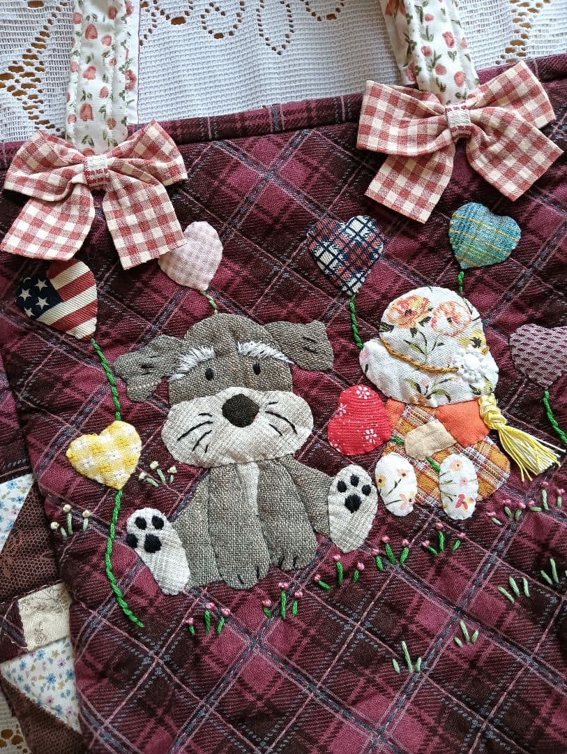 スーちゃん 手縫い ６ポケットバッグ