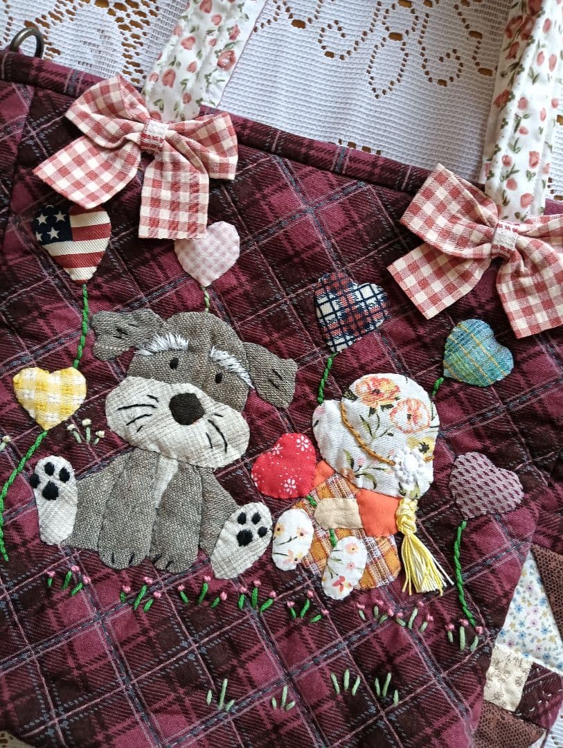 スーちゃん 手縫い ６ポケットバッグ