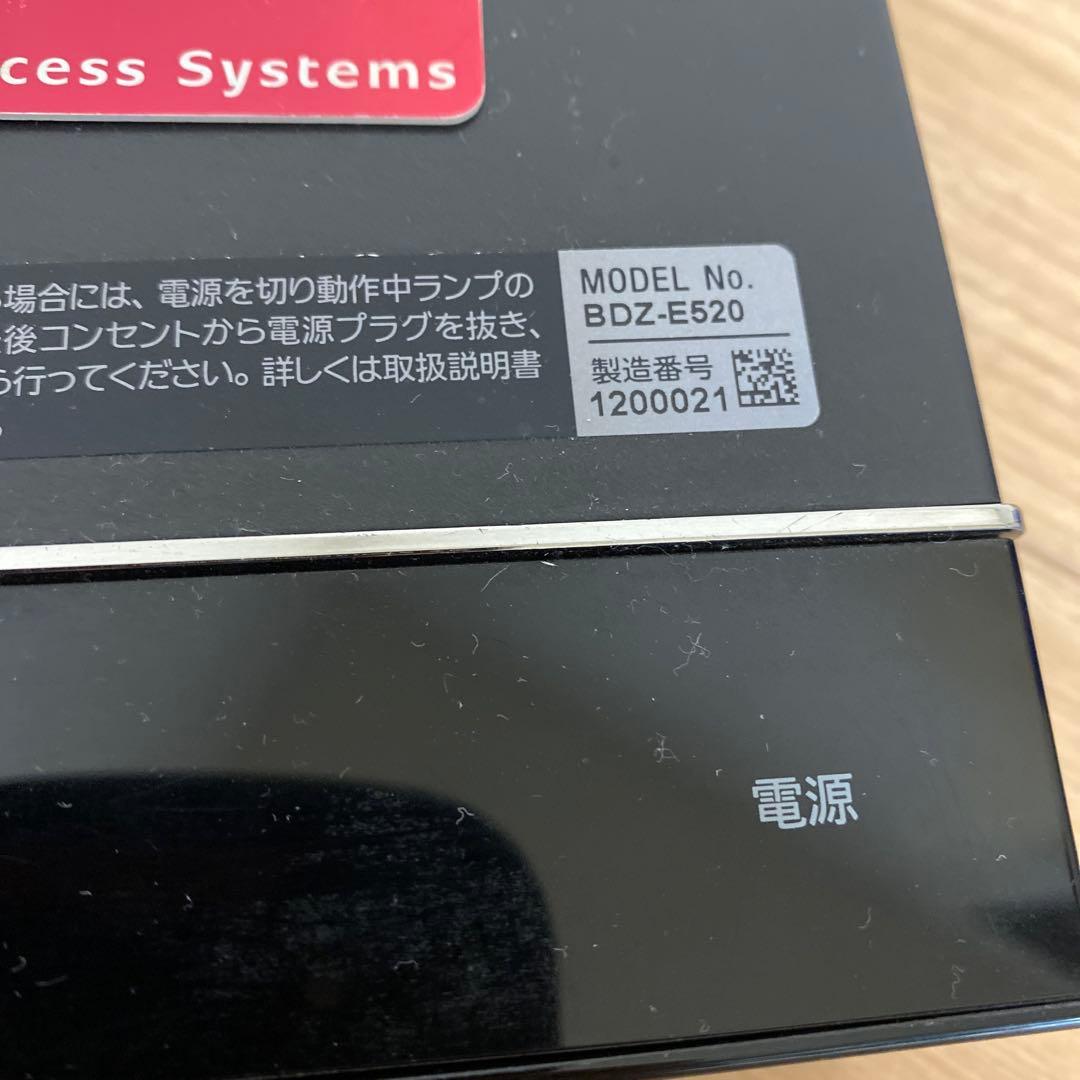 SONY BDZ-E520 500GB ブルーレイレコーダー 動作品