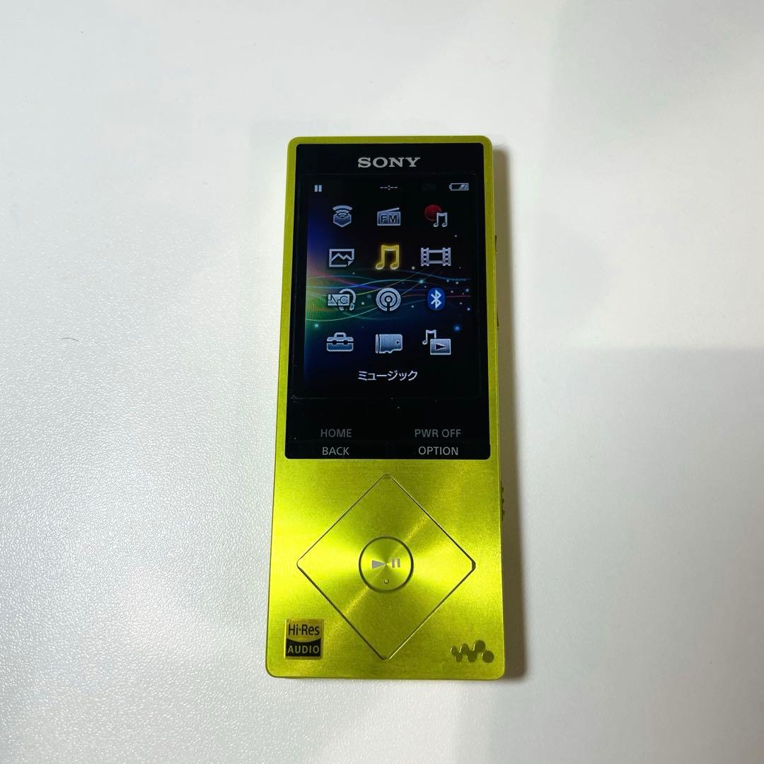 【美品】　ソニー　ウォークマン　NW-A25 16GB ライムイエロー