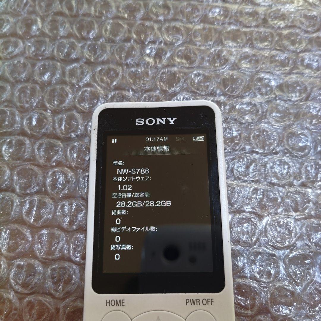 ソニーウォークマン NW−S786 管理ナンバー6454