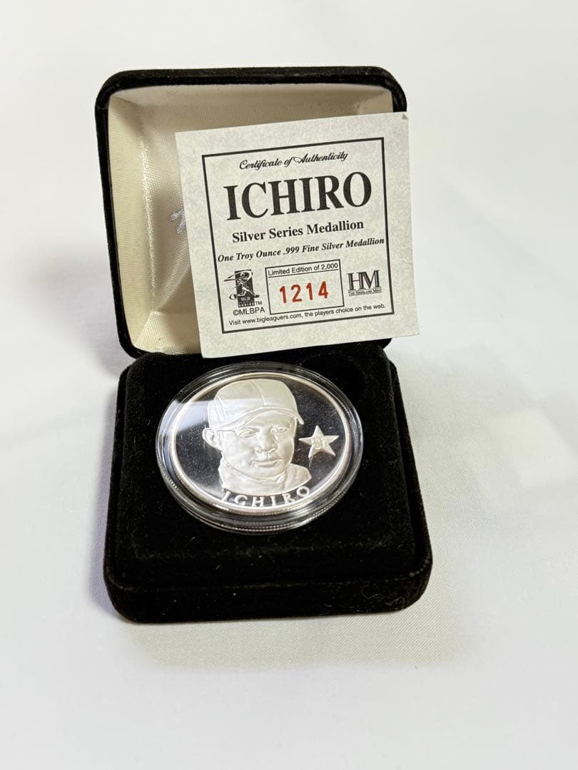 イチロー　純銀　記念　ピュアシルバー　マリナーズ