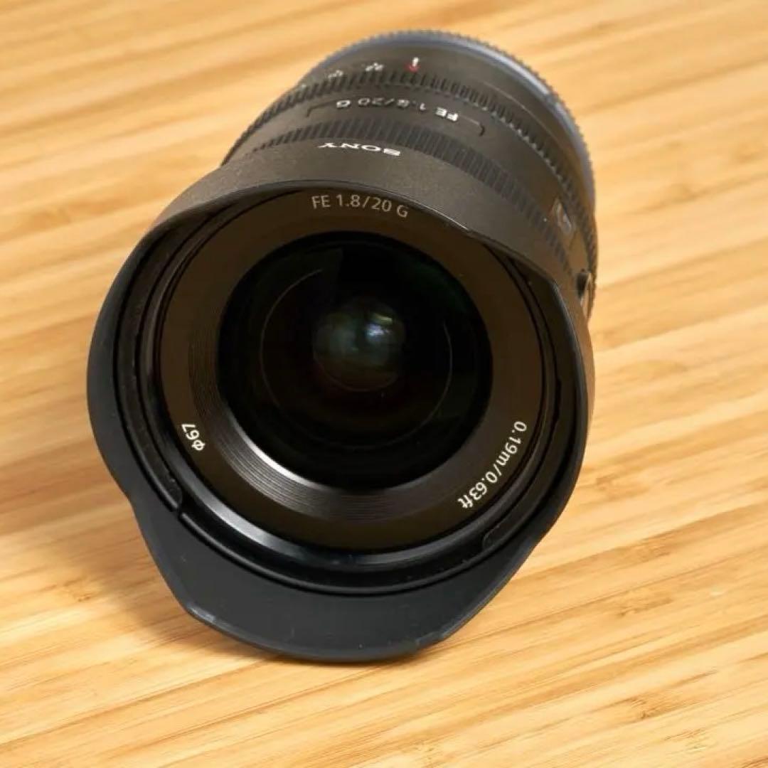 SONY FE 20mm F1.8 G 保証書付き
