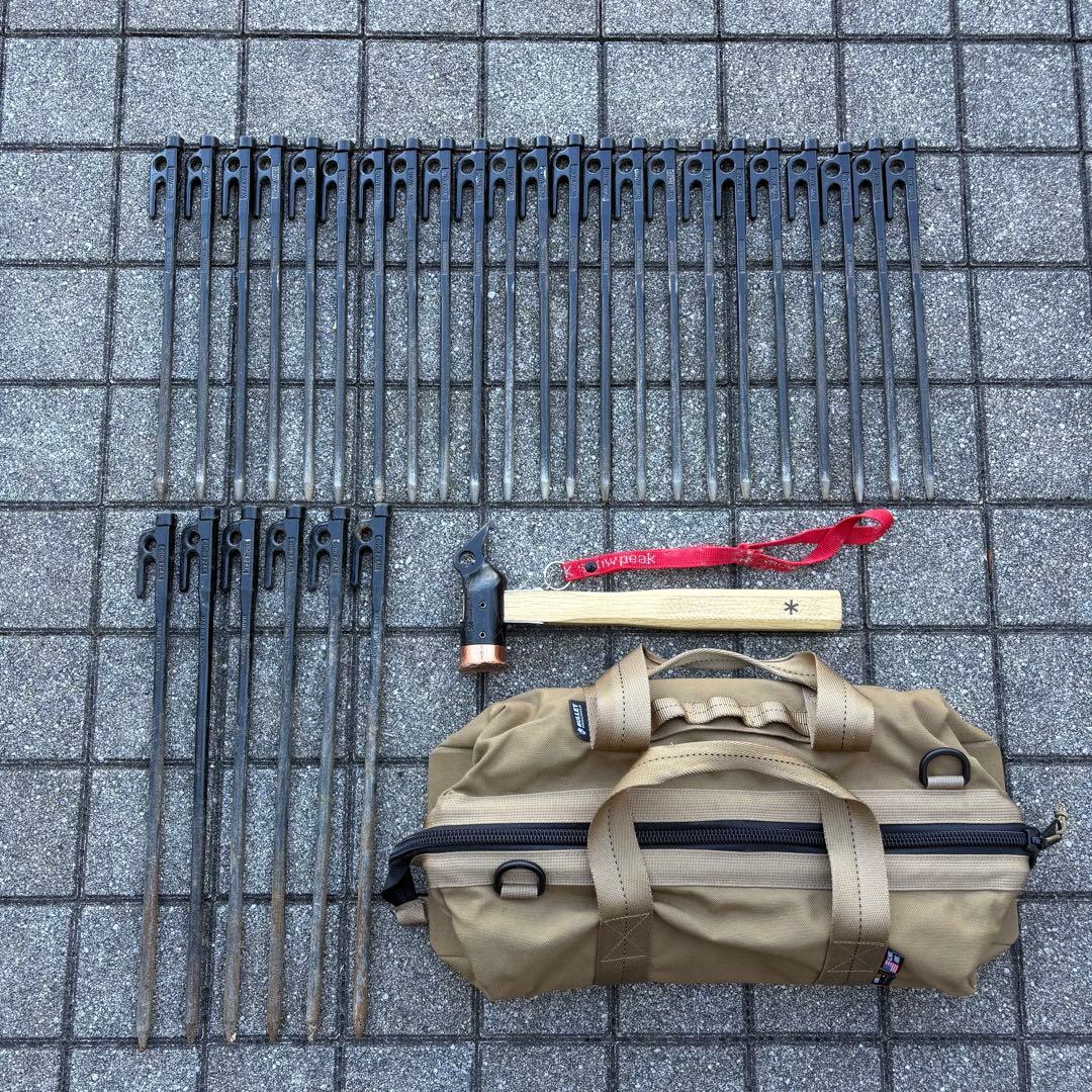  peak ペグセット BALLISTICS ケース付き