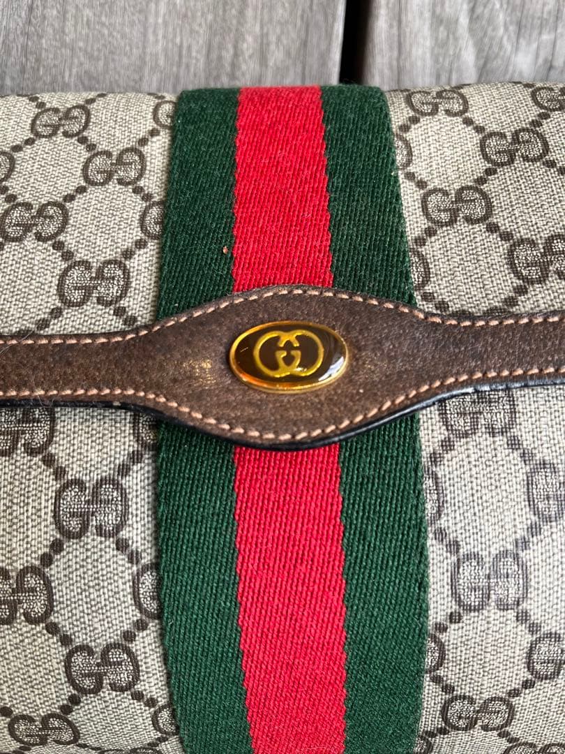 old GUCCI シェリーライン ハンドバッグ