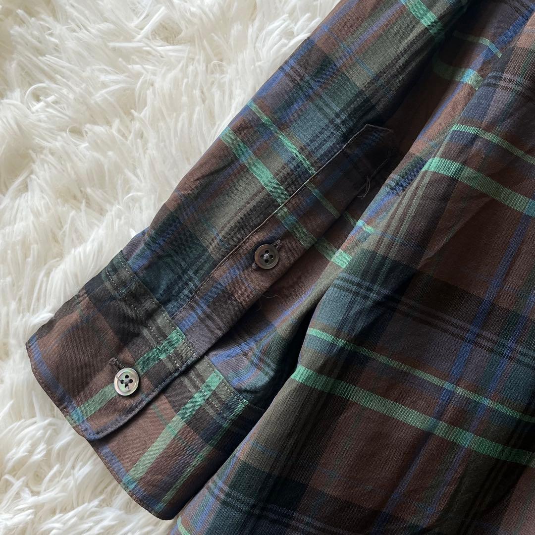 AURALEE スーパーライトウール チェックワンピース オーラリー 1