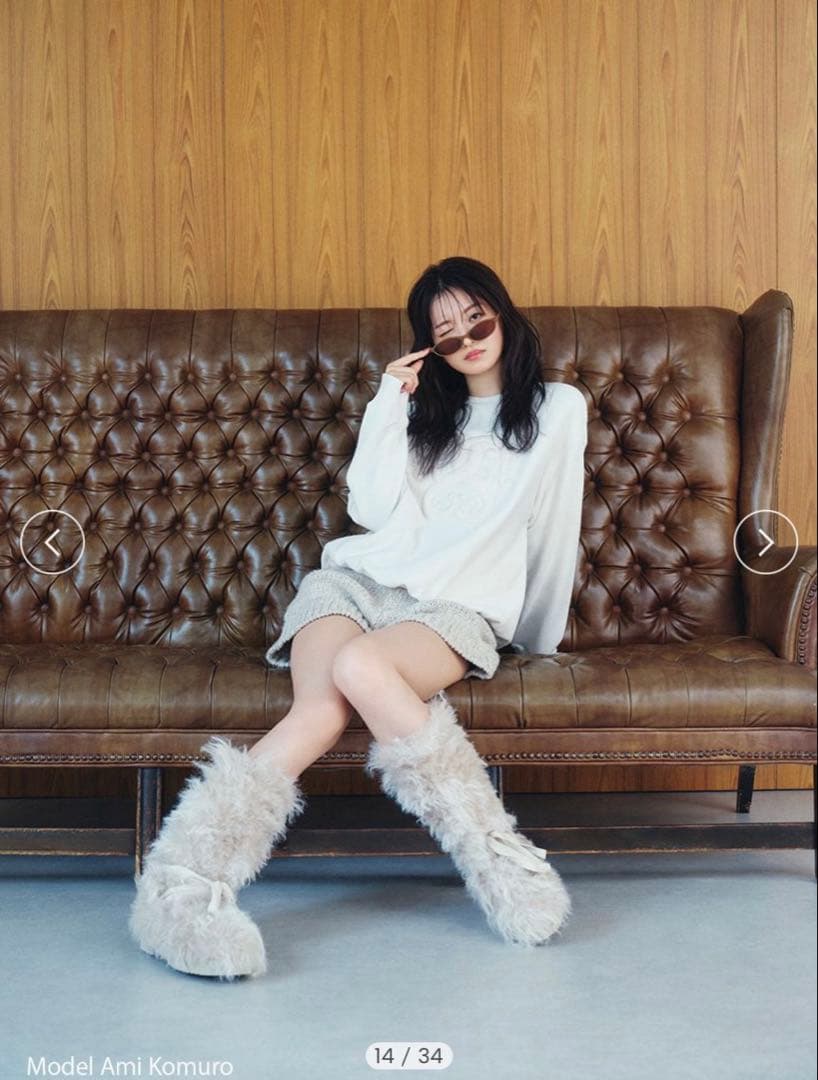 スナイデル　ロービングニットショートパンツ