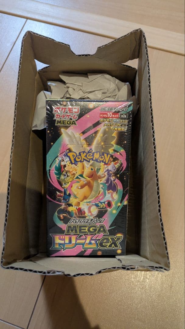 【新品未開封・シュリンク付】ポケモンカード MEGAドリームex 1box