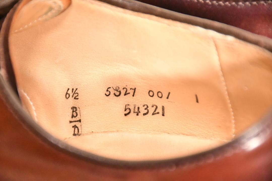 【ツリー付】ALDEN #54321 cordovan 6 1/2B/D