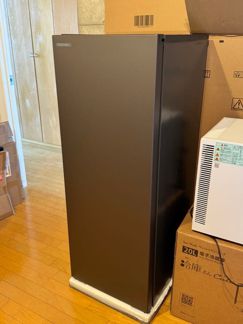 ダークグレー 冷凍庫 5段引き出し　完全未使用　2025年