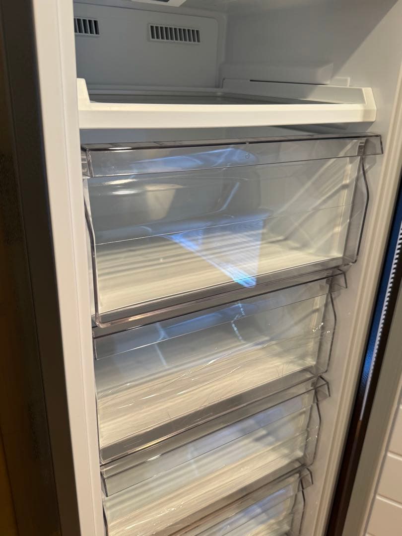 ダークグレー 冷凍庫 5段引き出し　完全未使用　2025年